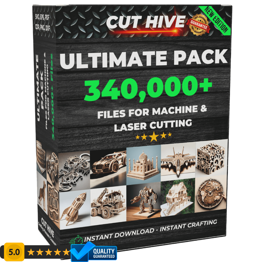 Cut Hive ULTIMATE PACK - 340,000 Laser Cutting & Engraving Files - Cut Hive