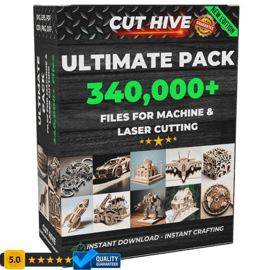 Cut Hive ULTIMATE PACK - 340,000 Laser Cutting & Engraving Files - Cut Hive